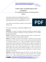 Distancia Intercanina en Niños Con Dentición Temporal, Mixta y Permanente