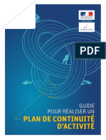 Plan de Continuite Dactivite Premier Min