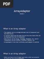 Array Adapter and Example