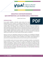 (8 (DESAFIOS CONTEMPORANEOS QUE ENFRENTAN LAS MUJERES EN EL MINISTERIO Kakheli Jimomi