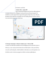 I. Cherry Hill Subdivision, Antipolo, Rizal - August 1999: Research On Historical Landslide Disasters, Specifically