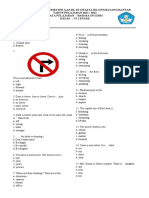 Soal Ujian Akhir Semester Ganjil SD Swasta RK 6 Pematangsiantar TAHUN PELAJARAN 2021 / 2022 Mata Pelajaran: Bahasa Inggris Kelas: Vi (Enam)