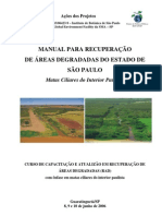 Manual de Recuperação de Áreas Degradadas