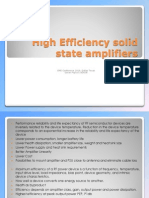 High Efficiency Solid State Amplifiers - 1