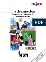 Mathematics: Quarter 2 - Module 1: Measurement