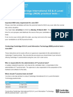 9626 Practical Test Instructions June 2021 PDF Version