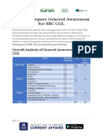 How To Prepare General Awareness For SSC CGL 1