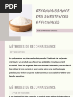 Cours 5 Reconnaissance Des Substances Officinales