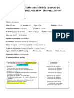 Ejemplo de Proceso Cuidado de Enfermeria