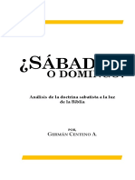 Sábado o Domingo - Examen de La Doctrina Sabatista