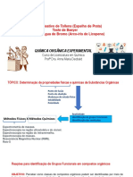 AULA EXPERIMENTAL 2 Identificao de Compostos Orgnicos