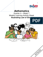 Math 9 Quarter 4 Week 7-Ms. Tima