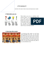 UTS Self Awareness Answer Key