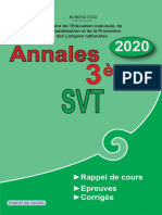 Annales SVT 3e