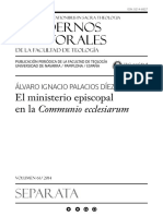 A. Palacios - El Ministerio Episcopal en La Communio Ecclesiarum