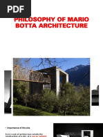 Philosophy of Mario Botta Architecture