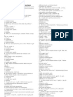 Exercícios Resolvidos de Sintaxe