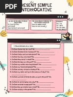 Present Simple Interrogative: We Use Do or Does To Make Questions The Verb Doesn'T Change in 3Rd Person Singular!