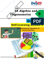 Advanced Algebra and Trigonometry Quarter 1: Self-Learning Module 8