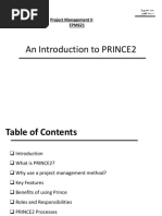 PRINCE2 فكرة عن 