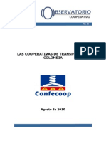 Las Cooperativas de Transporte en Colombia