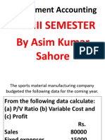 MA CHAPTER 4 Marginal Costing 2