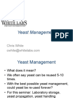 2014 MBAA Chris White Yeast Management