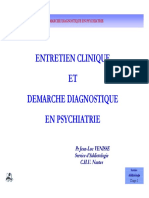 Entretien Clinique en Psychiatrie