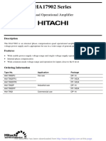 HA17902 Series: Quad Operational Amplifier