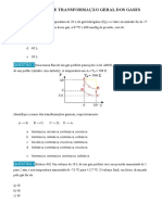 Exercícios Sobre Transformação Geral Dos Gases