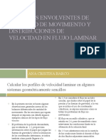 Balances Envolventes de Cantidad de Movimiento y Distribuciones