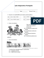 Avaliação Diagnostica Português