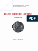 0 Bulletin Darchéologie Algérienne TOME I 1962 1965