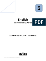 Grade 5 Q2 ENGLISH LAS