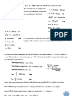 Dynamics Kinematics