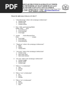 Soal USBN Bahasa Inggris