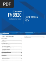 FMB920 Quick Manual v1.5