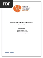 Project 1: Python Network Automation: Assignment 1