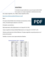 Superconductores-Clasificación y Aplicaciones