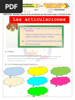 Las Articulaciones Ciencias Saty