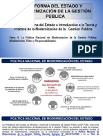 UNMSM - Tema 4 - Política Nacional de Modernización de La Gestión Pública