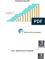 Regular Implementation Follow Up & Review: Dr. Juran's Problem Solving Steps