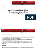 Aula 8 Teoria Positiva Da Contabilidade Novos Delineamentos Teoricos