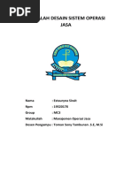 Makalah Desain Sistem Operasi Jasa