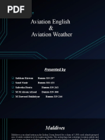 Aviation English & Aviation Weather Presentation