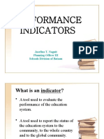 Performance Indicators: Josefina T. Naguit Planning Officer III Schools Division of Bataan