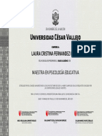 Universidad César Vallejo: Laura Cristina Fernandez Rugel