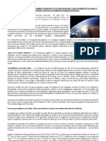 Causas y Relaciones Del Cambio Climático y El Proceso Del Calentamiento Global y Las Relaciones Con Los Acuerdos Internacionales