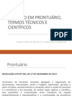 Aula 2 - Registro em Prontuario Termos Tecnicos e Cientificos