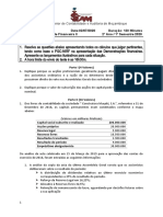 Teste de Frequência II CFII - Laboral